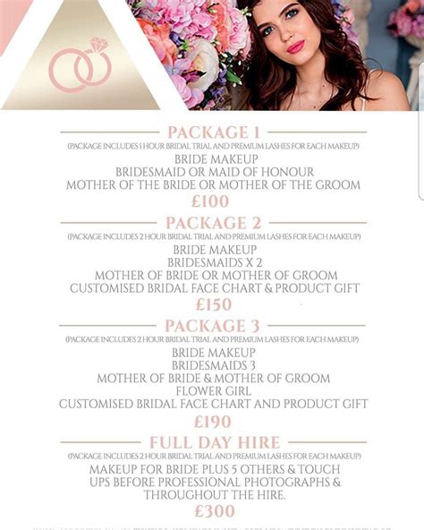 Hair and Makeup Packages for Weddings .